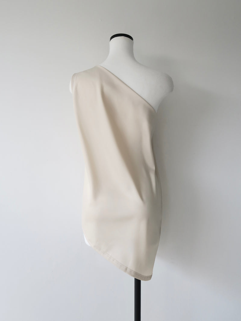 one shoulder satin set up