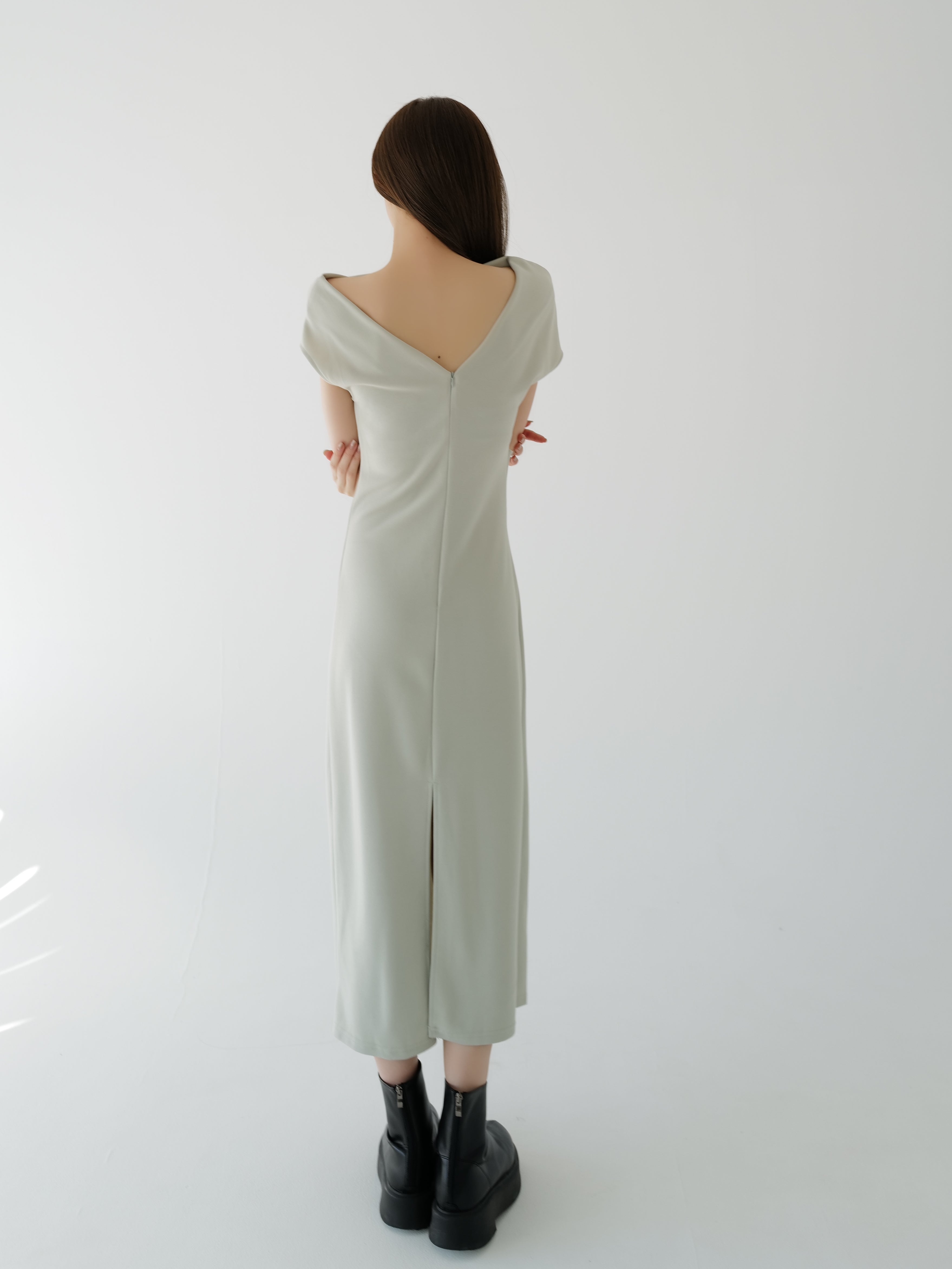 スーツ・フォーマル・ドレス Maison celon off shoulder drape dress off shoulder drape dress – célon
