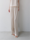 luxe satin wide pants