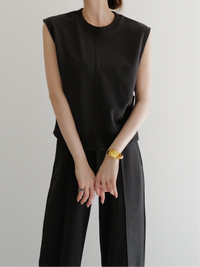 summer sale / side tuck sweat top