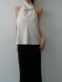 satin touch halter top