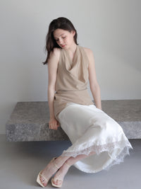 drape cowl blouse