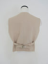 raw hem single vest
