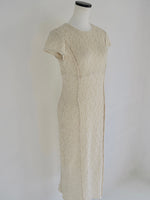 jacquard line dress