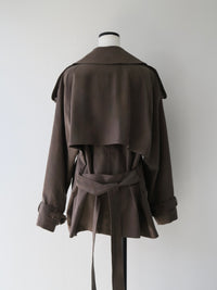 moca classic short trench coat