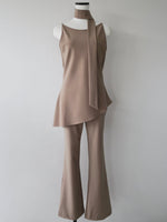 long tie flare top