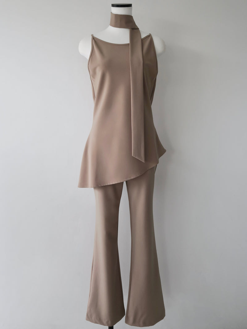 long tie flare top