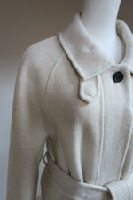 cashmere stand collar coat