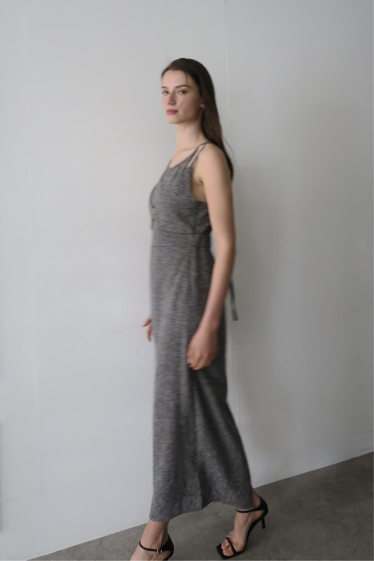 sample sale / tweed tight cami dress