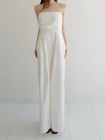 gathered bare jumpsuits