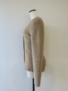 angora slim knit cardigan