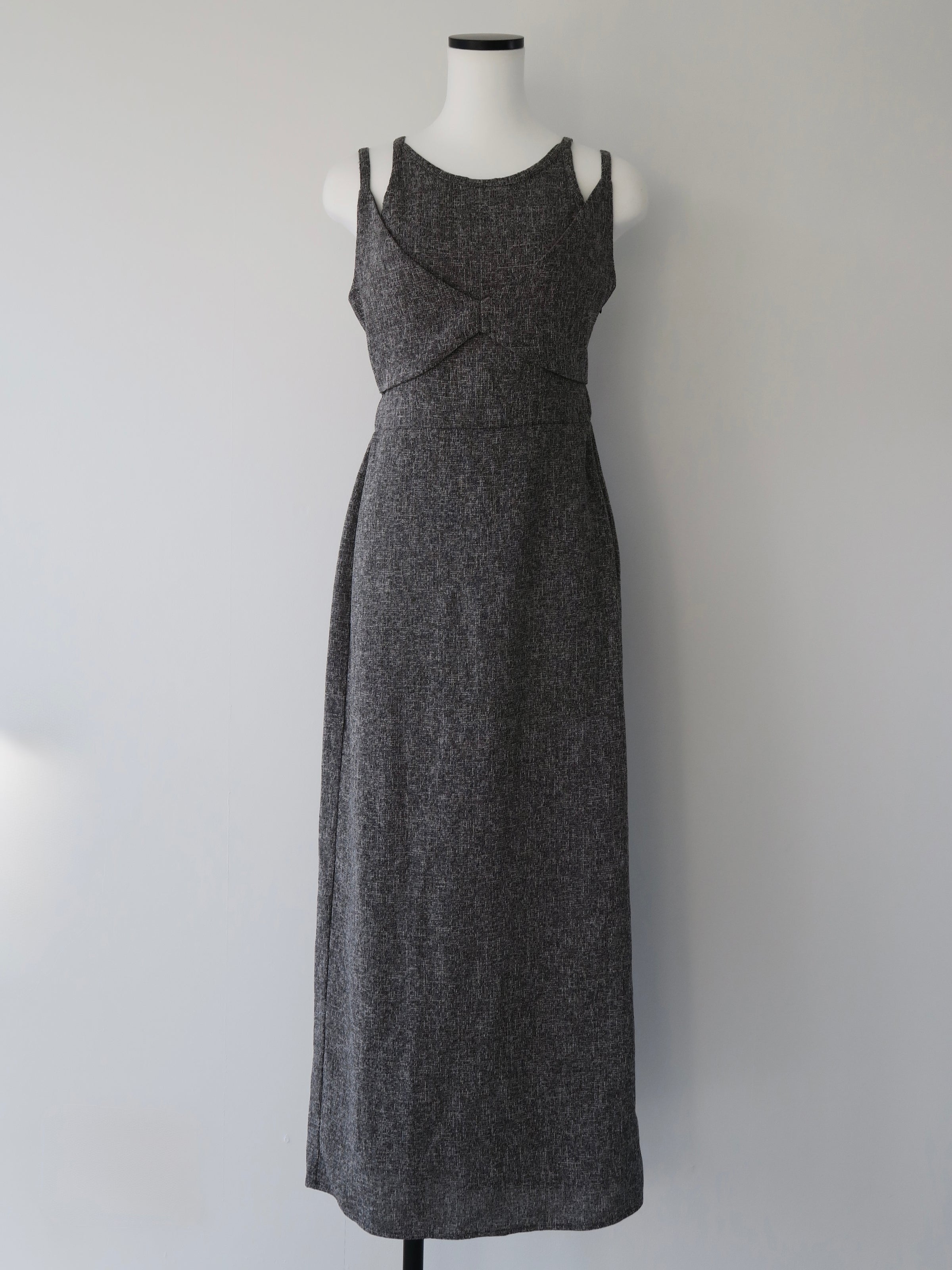sample sale / tweed tight cami dress