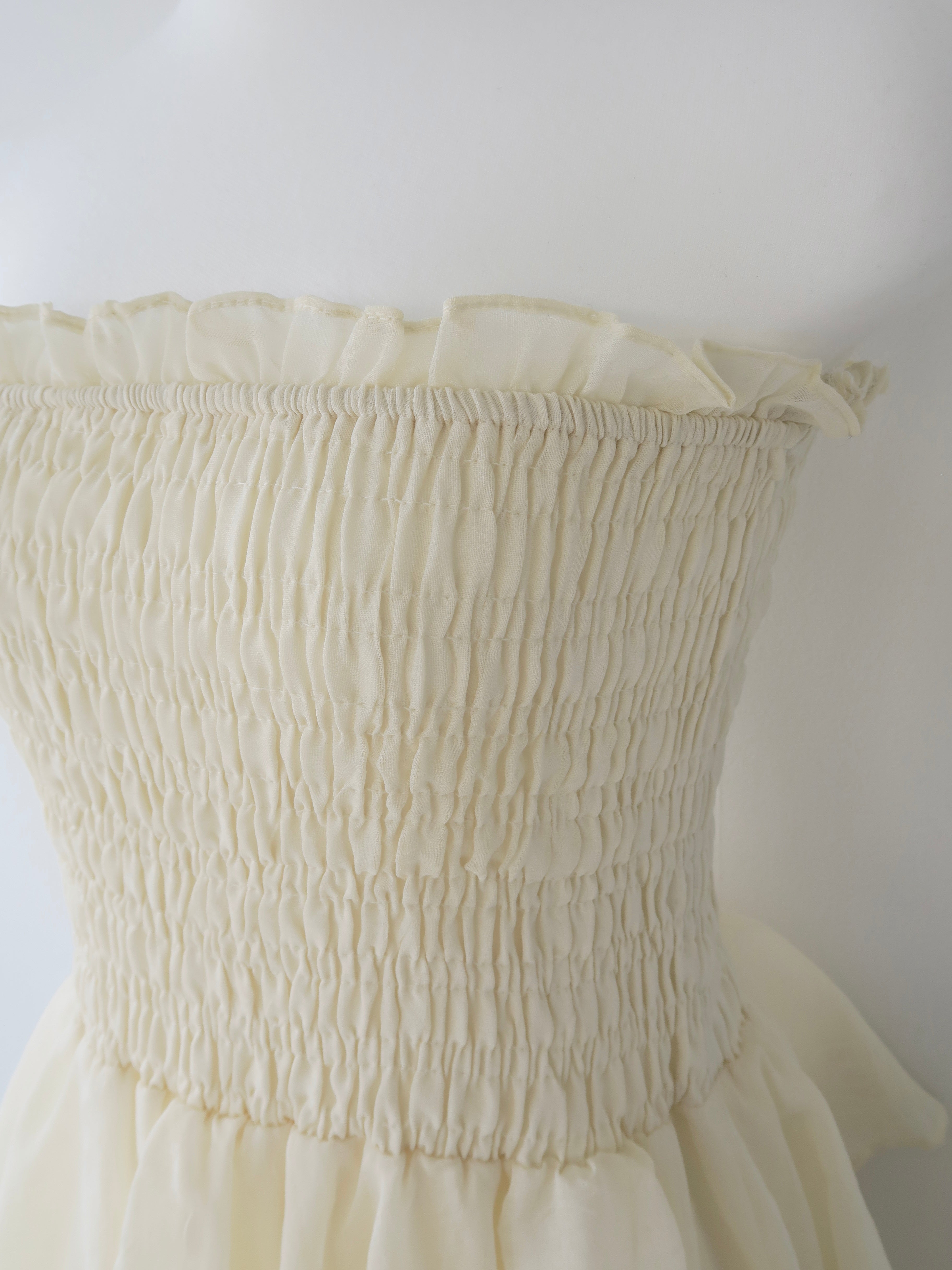 frilly tiered dress – célon