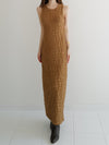wavy tile pattern dress