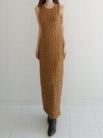 wavy tile pattern dress