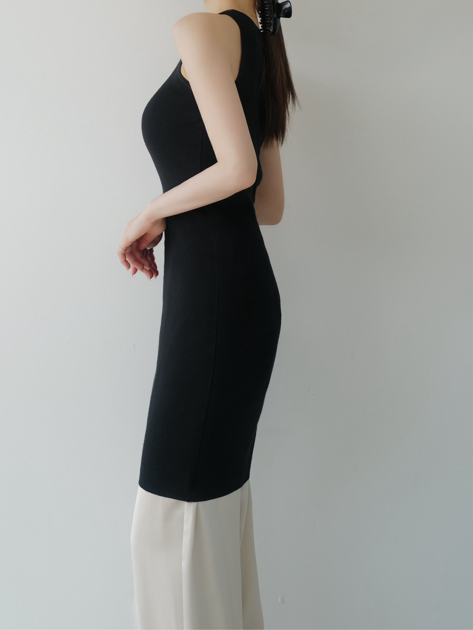 minimal tank mini dress