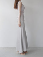 sheer nuance gathered dress