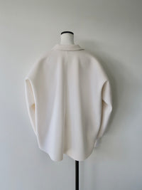 open neck sweat top