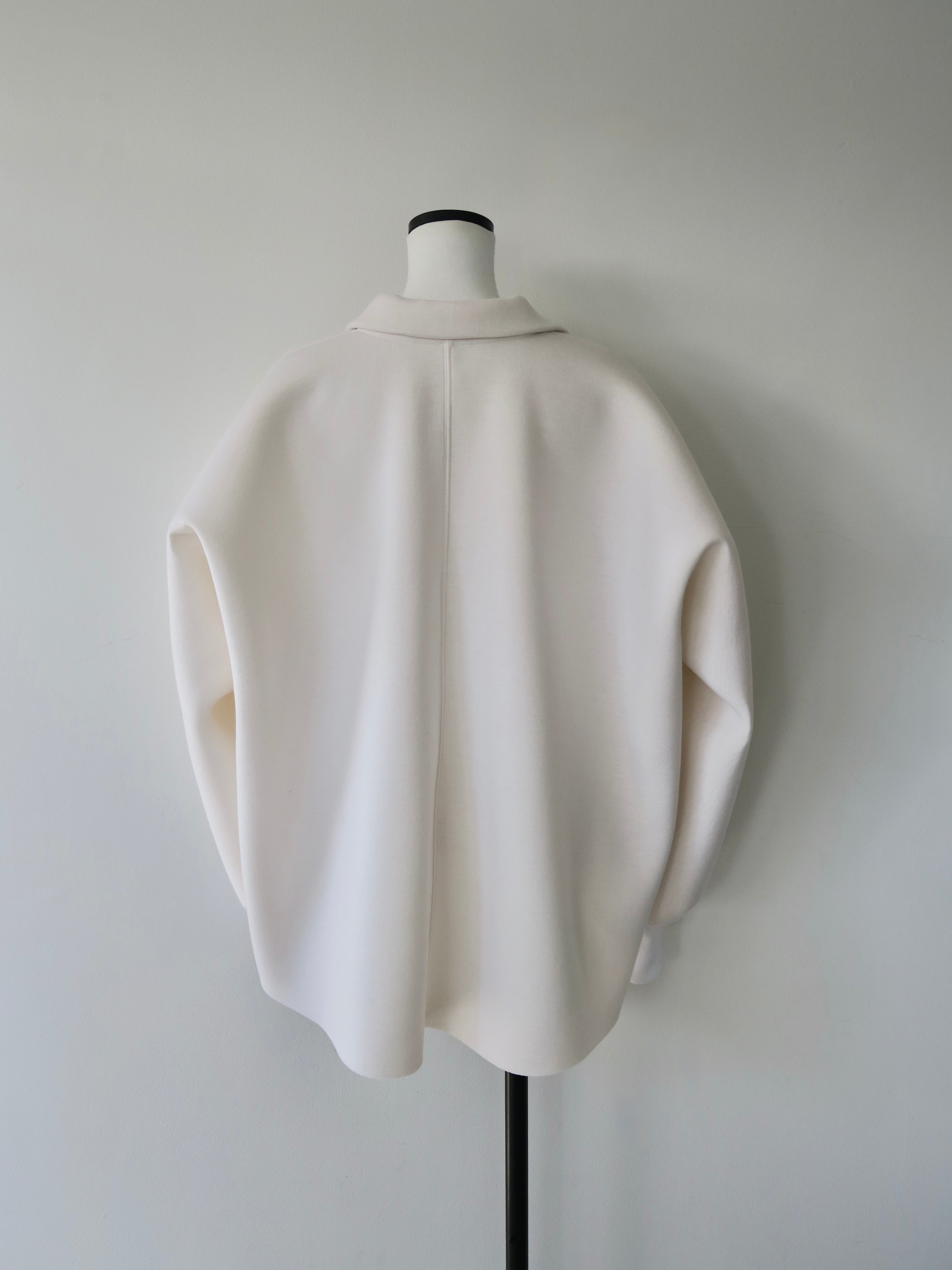 open neck sweat top