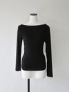 softly ruched long sleeve shirt