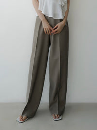 minimal wide trousers