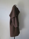 cashmere cape long coat