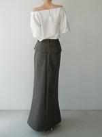 layered-like long skirt