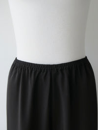 satin fluid line slacks