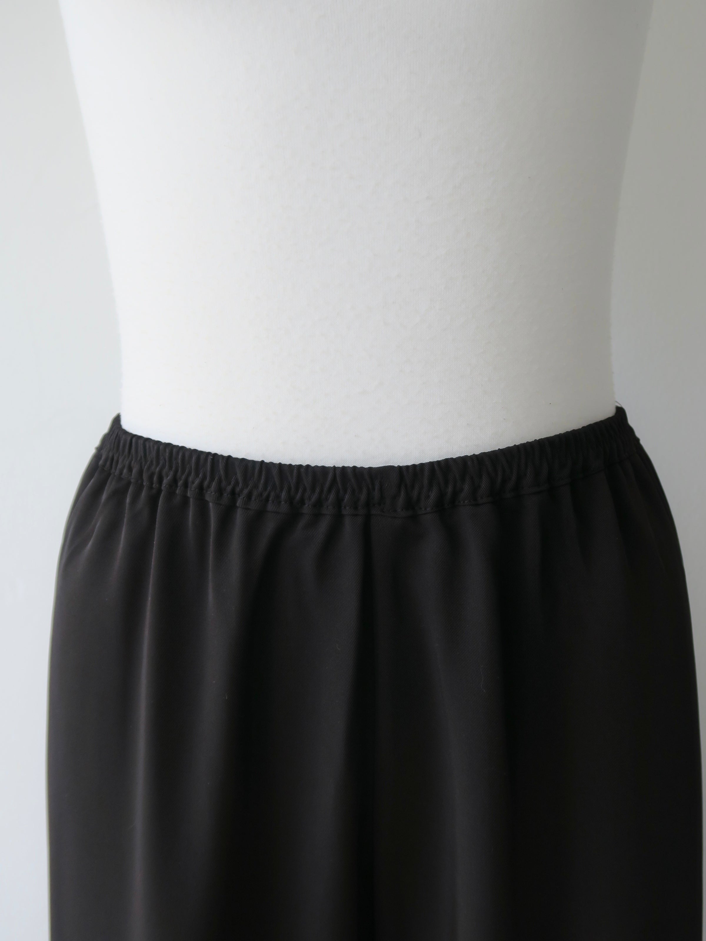 satin fluid line slacks