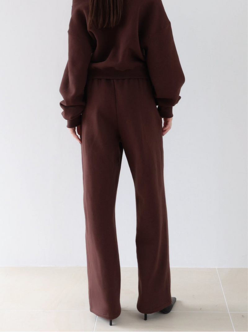 セロン celon center line sweat pants loose sweat pants – célon