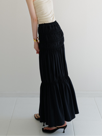 accently tiered long skirt