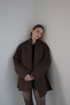 cashmere cape half coat