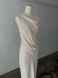 asymmetry drape cami dress
