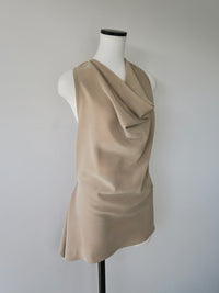 drape cowl blouse