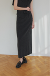 angora soft long skirt