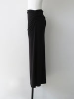 ruched waist long skirt