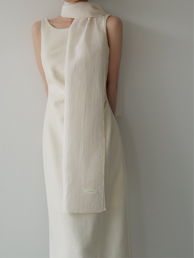 solid silk scarf