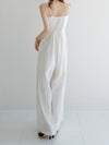 gathered bare jumpsuits
