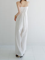 gathered bare jumpsuits