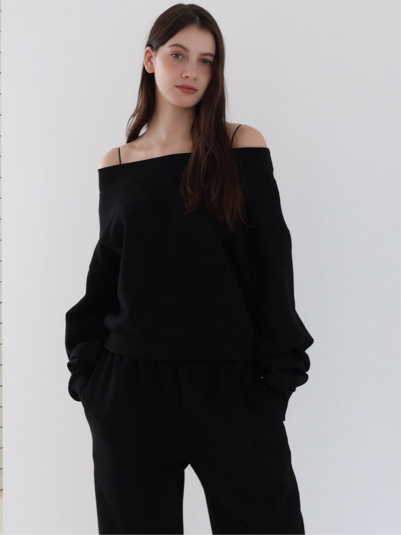 off shoulder sweat
