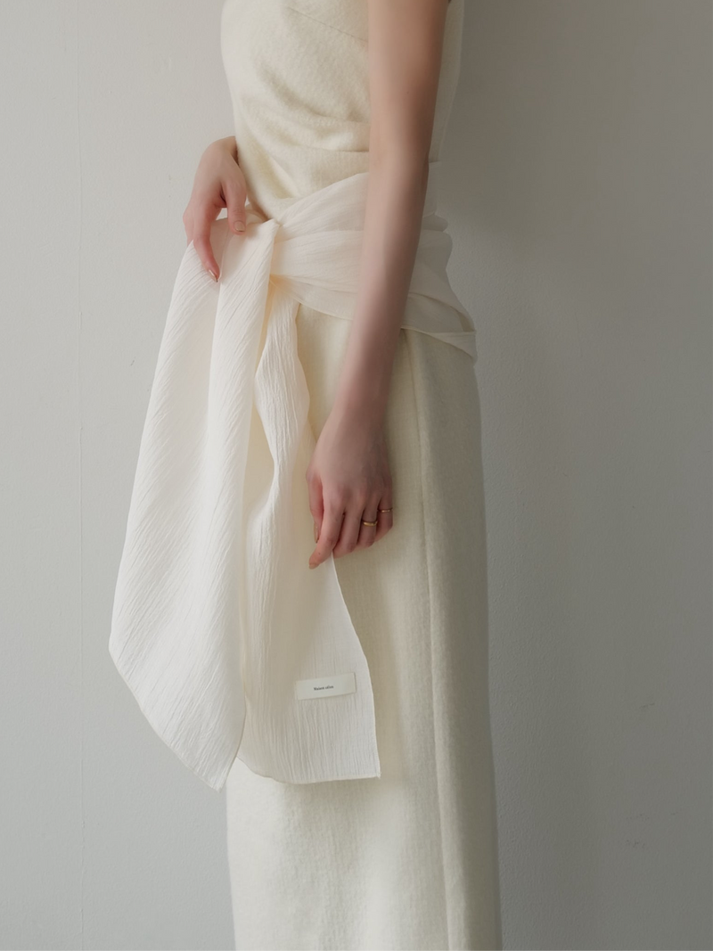 solid silk scarf
