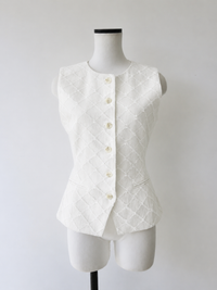 tailored diamond vest