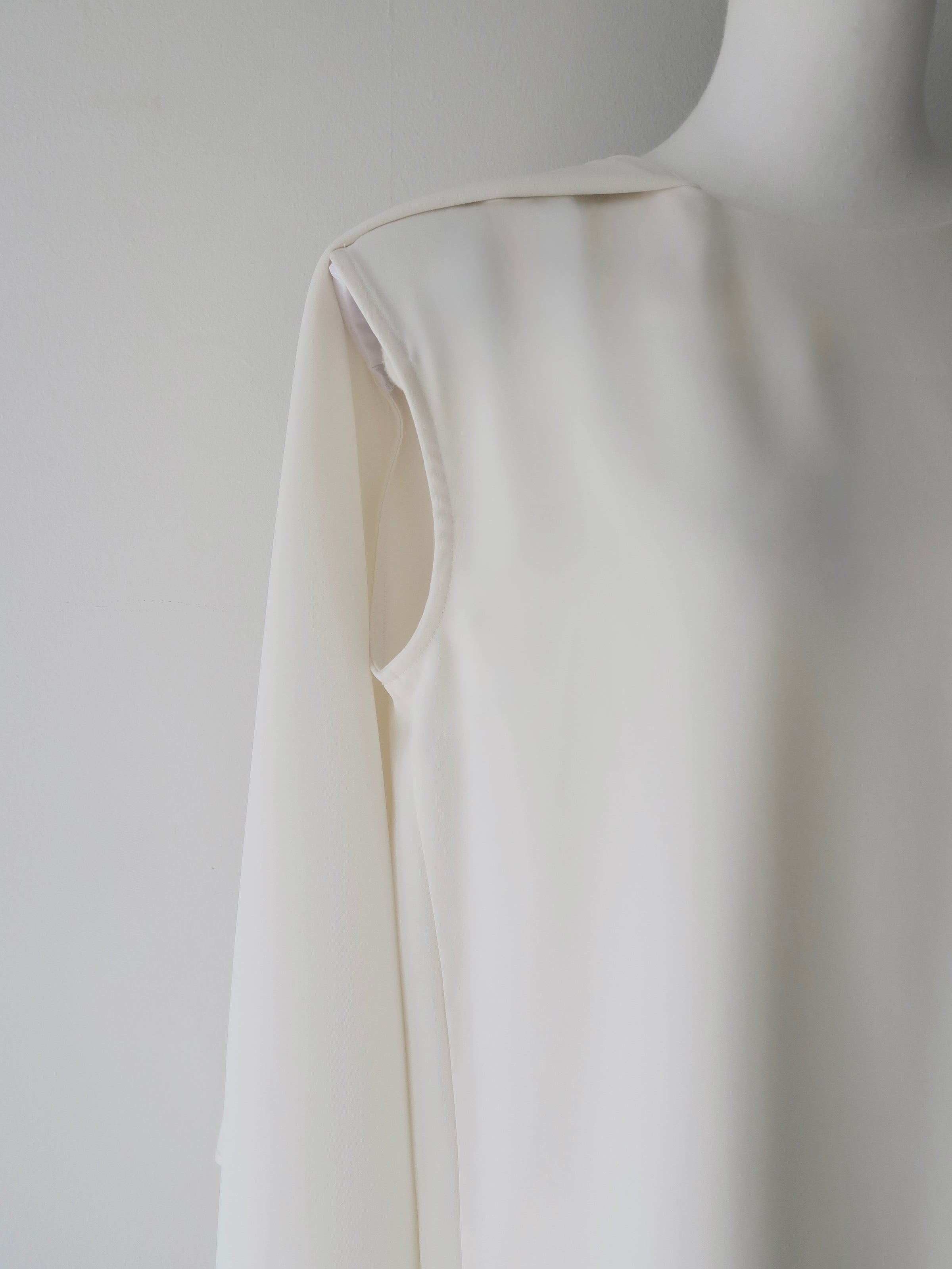 cascade layered-like blouse