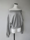 off shoulder sweat