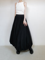 balloon tulle skirt