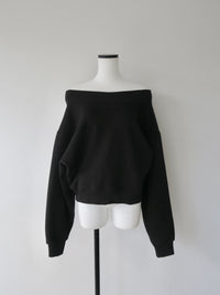 off shoulder sweat