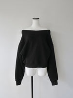 off shoulder sweat