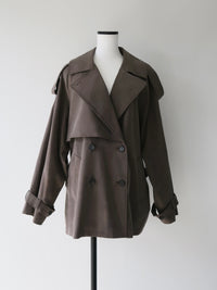 moca classic short trench coat