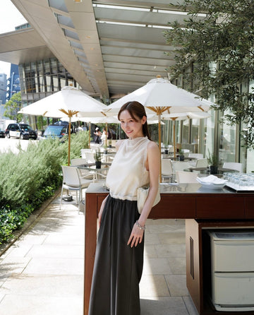 waist layered slacks – célon 