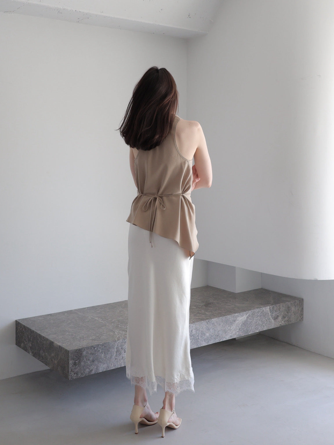 drape cowl blouse – célon